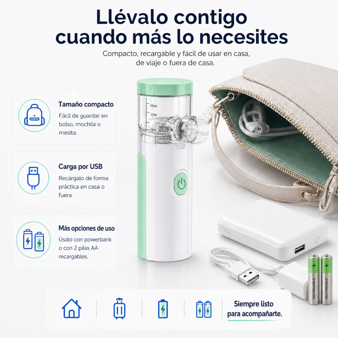 Nebulizador Portátil Silencioso