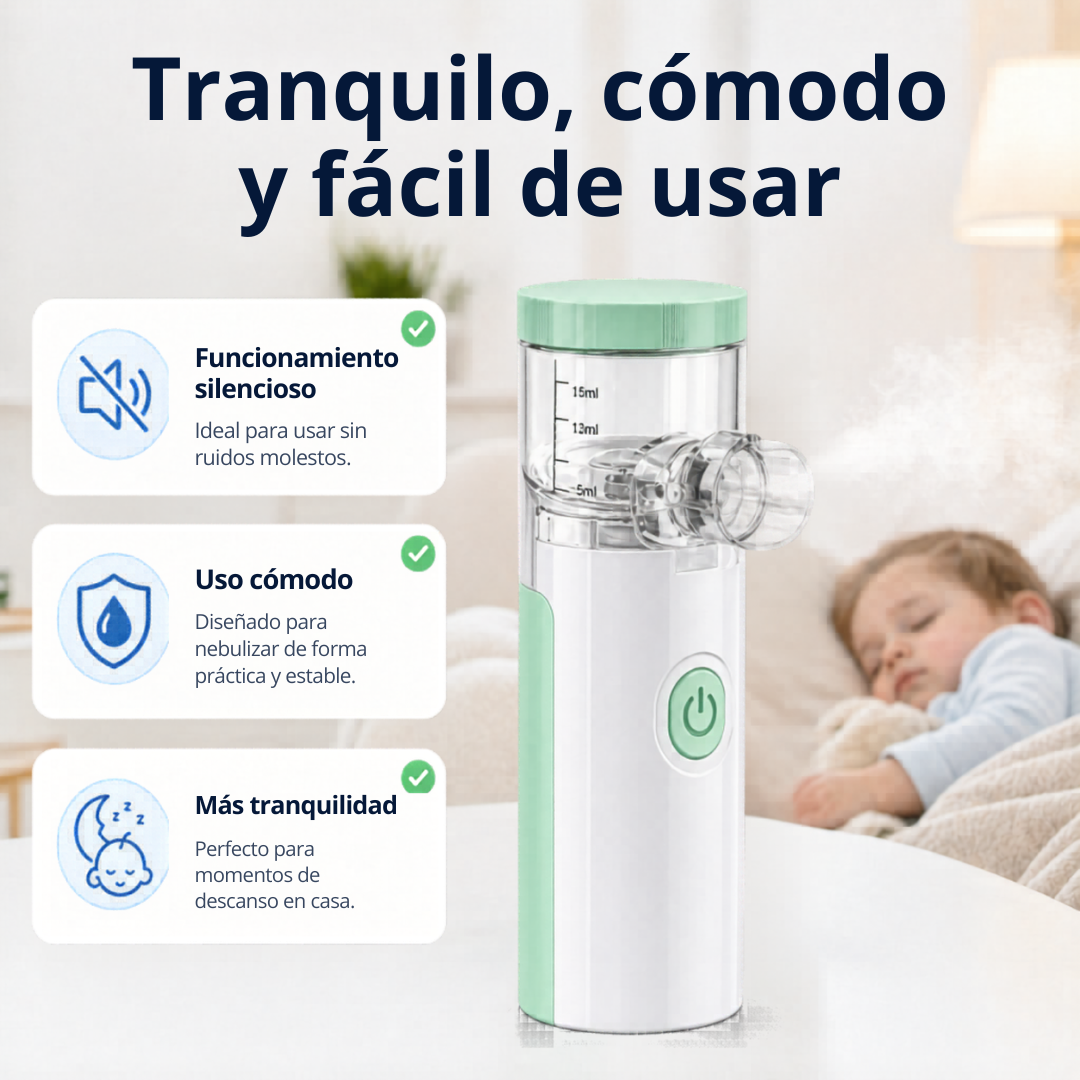 Nebulizador Portátil Silencioso