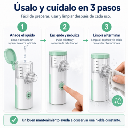 Nebulizador Portátil Silencioso